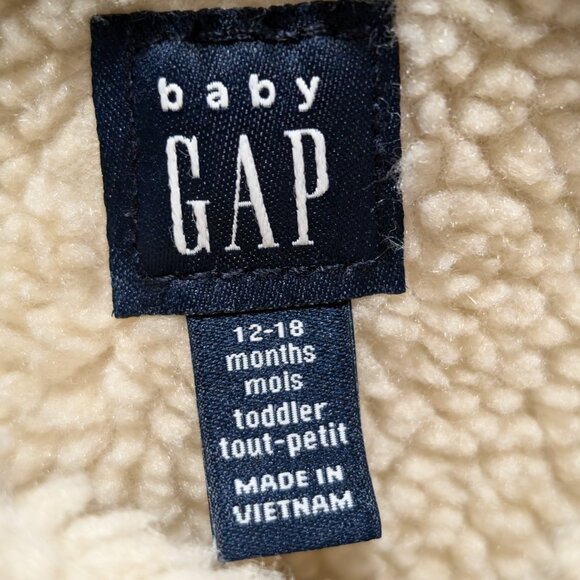 Baby Gap Corduroy Bomber Jacket, 12-18 Months NWT - Picture 3 of 4